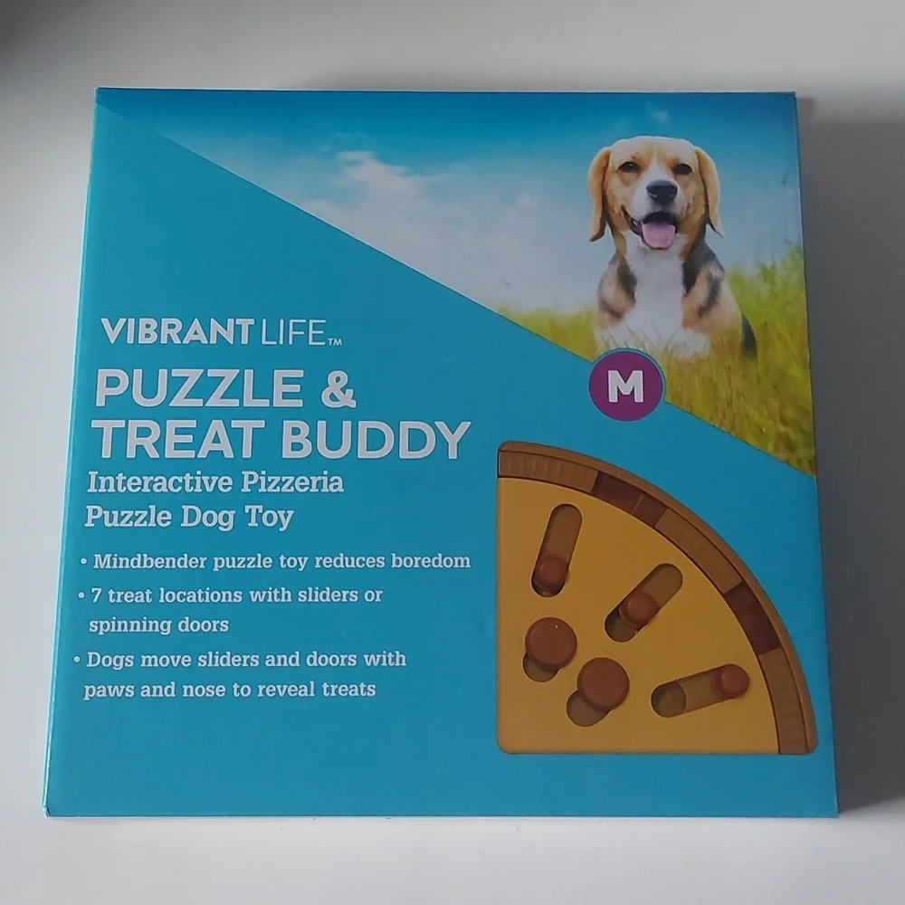 Vibrant Life puzzles & treat‎ Buddy Dog toys medium